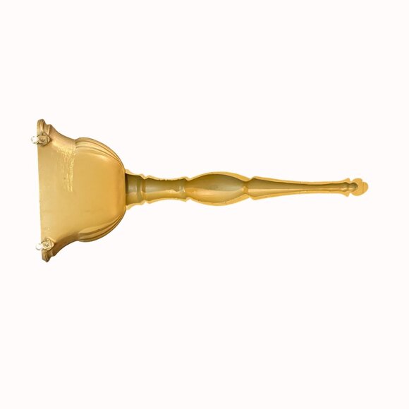 Hollywood Regency Wall Sconce Vintage Gold Tone Pocket Ornate Floral Mid Century - Picture 13 of 14